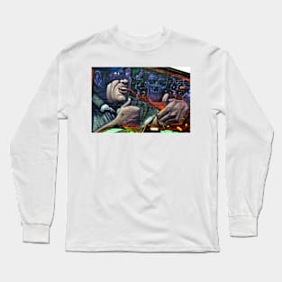 Street Art Graffiti Digbeth Birmingham UK Long Sleeve T-Shirt